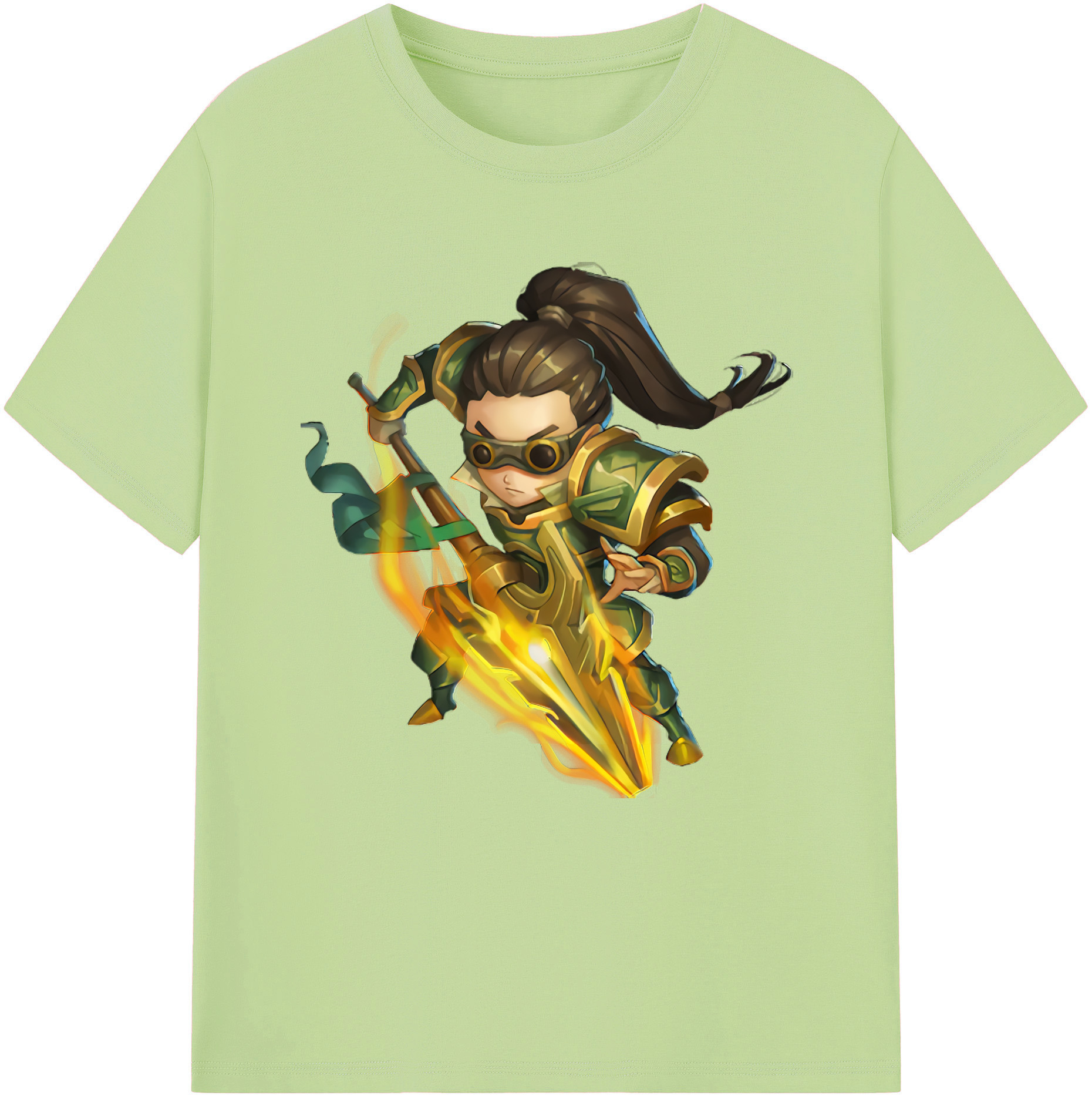 リーグ・オブ・レジェンド League of Legends LOL 綿100％半袖Tシャツ（フロントプリント）